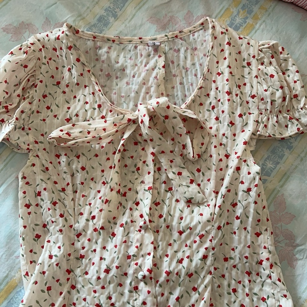 Floral Print Women's Top Japan